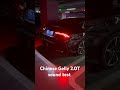 GEELY 2 0T Sound Test 