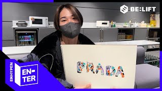 [EN-TER key]  NI-KI's Painting Present for Miuccia Prada - ENHYPEN (엔하이픈)