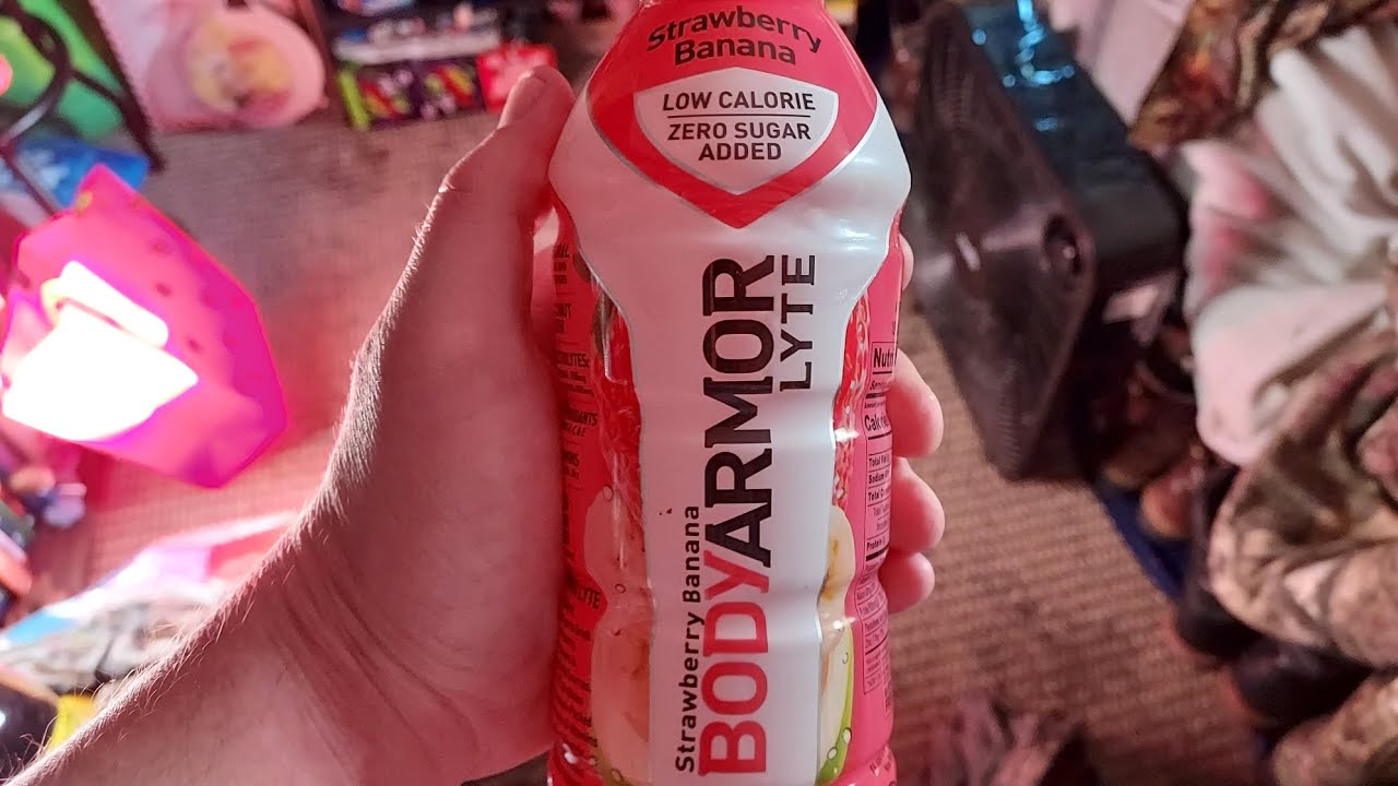 BODYARMOR LYTE Strawberry Banana Sip N Review YouTube