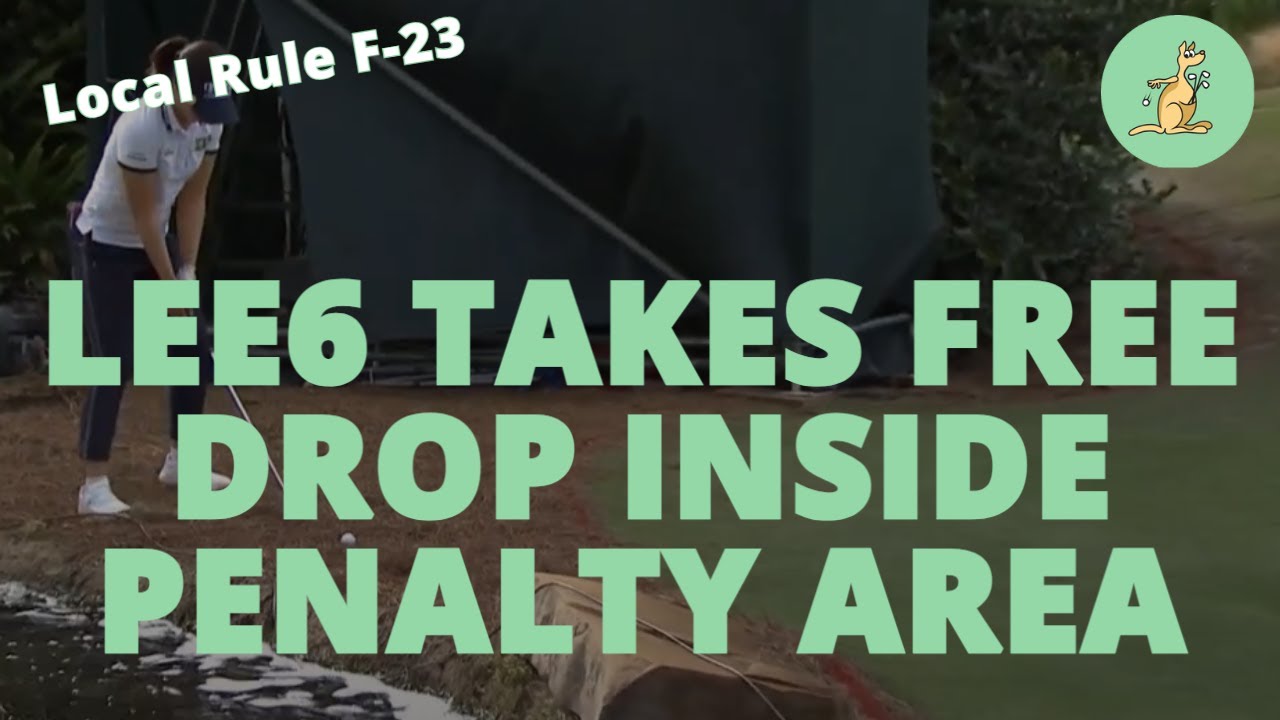 Lee6 Takes Free Drop in Penalty Area - Golf Rules Explained