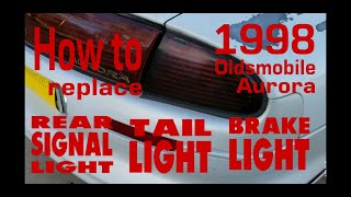 Replace 1998 Oldsmobile Aurora signal lights, brake lights and tail  lights