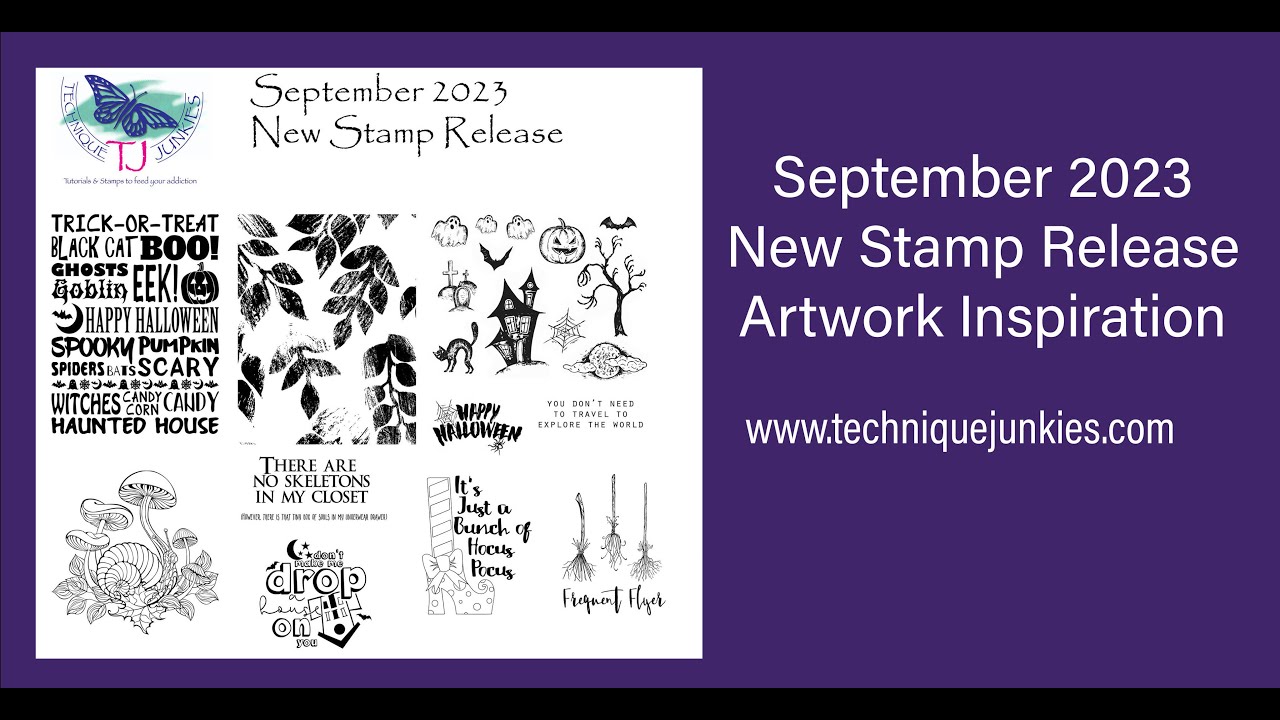 Sep 23 Stamp Release Artwork Inspiration Technique Junkies YouTube