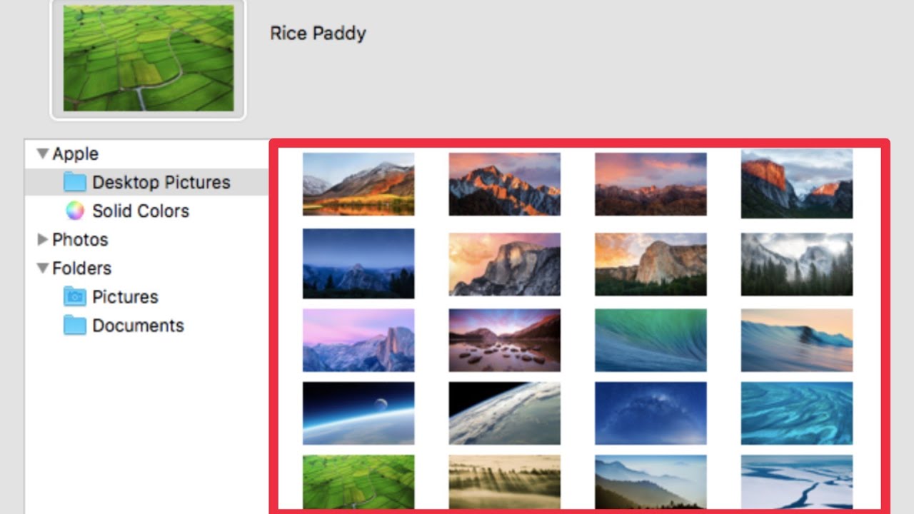 How To Set & Change Desktop background Wallpaper in MacBook Air & Pro ...