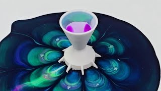 Flower Funnel Acrylic Pour