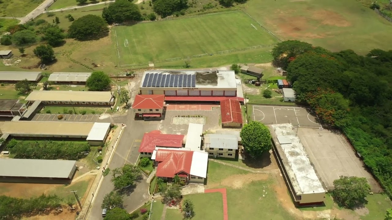 Glenmuir High School Drone view