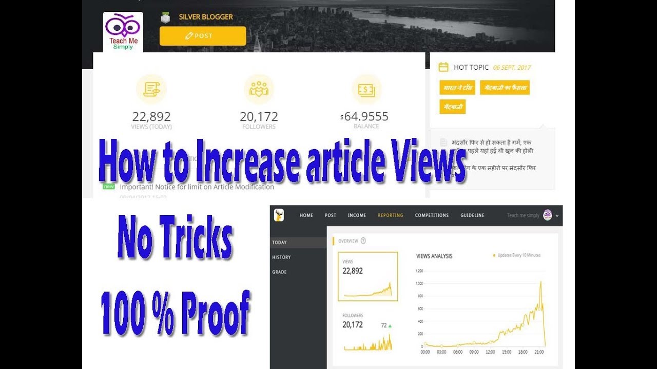 How to Increase UC News Article Views With 100% Proof