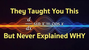 Why Is Cosine the Derivative of Sine? 🤔