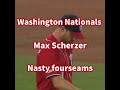 マックス・シャーザー(MLB ワシントン・ナショナルズ)のスピンのかかった迫力あるストレート集　Washington Nationals  Max Scherzer  Nasty Fourseams