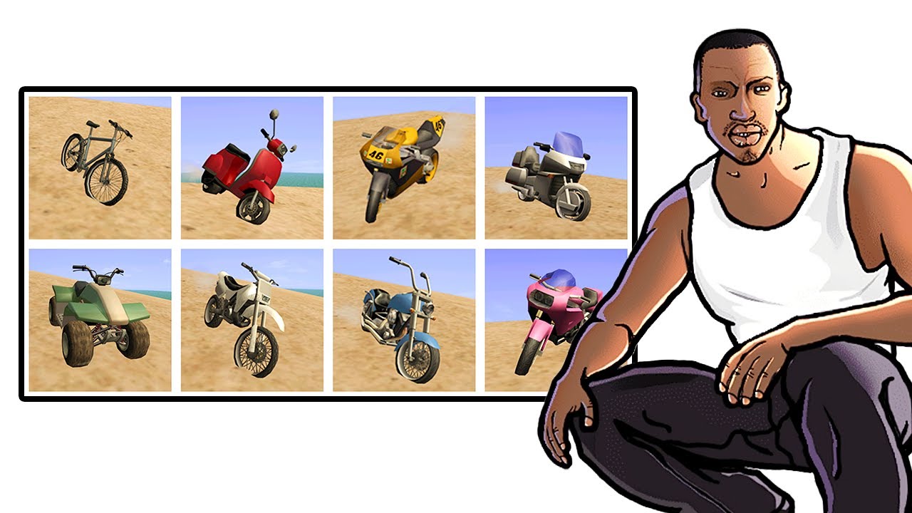 Como Pegar a Moto Mais Rapida Do GTA San Andreas 