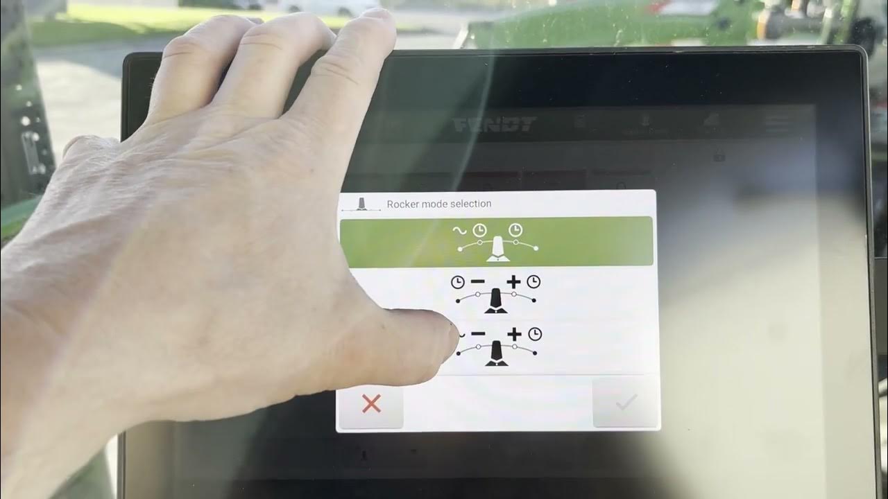Fingertip Control Settings for Hydraulic Valves FendtONE Terminal