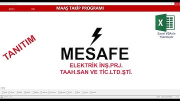 Maaş Takip Programı V.3.0 - TANITIMI