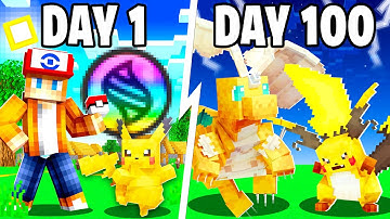I Spent 100 Days as a LEGENDS Z-A MEGA TRAINER in Pokémon Minecraft Vs My Rival! (Duos Cobblemon)