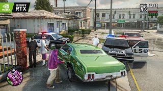 GTA San Andreas RTX 4090 'The Green Sabre' Mission 4K Gameplay! GTA SA Remastered Graphics Mod screenshot 5