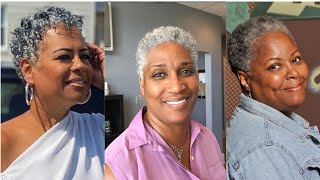 50 Stunning And Gorgeous Short Haircut Styles For Older Black Women screenshot 1