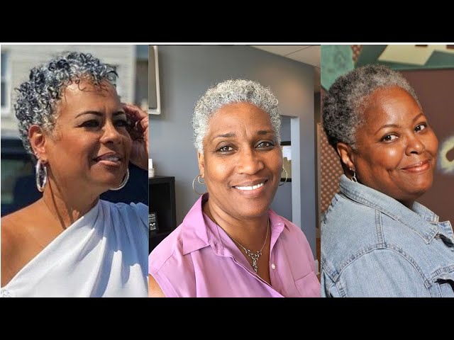 60 Short Hairstyles for Black Older Women | 10 Years Younger Haircuts -  YouTube