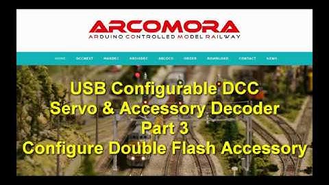 USB Configurable Arduino DCC Servo & Accessory Decoder - ArCoMoRa 3 - Double Port Accessories