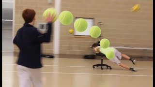 GIANT TENNIS BALL DEATH RUN