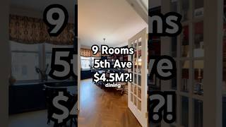 ⭐️ Inside a $4.5M Fifth Avenue Prewar | 9-Room Classic NYC Apartment 🌆