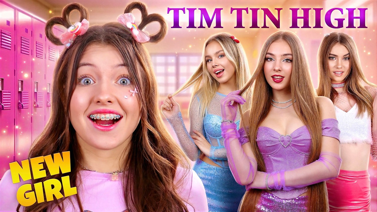 أول يوم في مدرسة جديدة! الطالبة الجديدة تكشف الأسرار