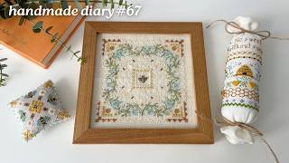 It’s Been a Bee-sy Week! 🐝 3 Bee-Themed Cross-Stitch Projects | 3 FFOs in 1 week!