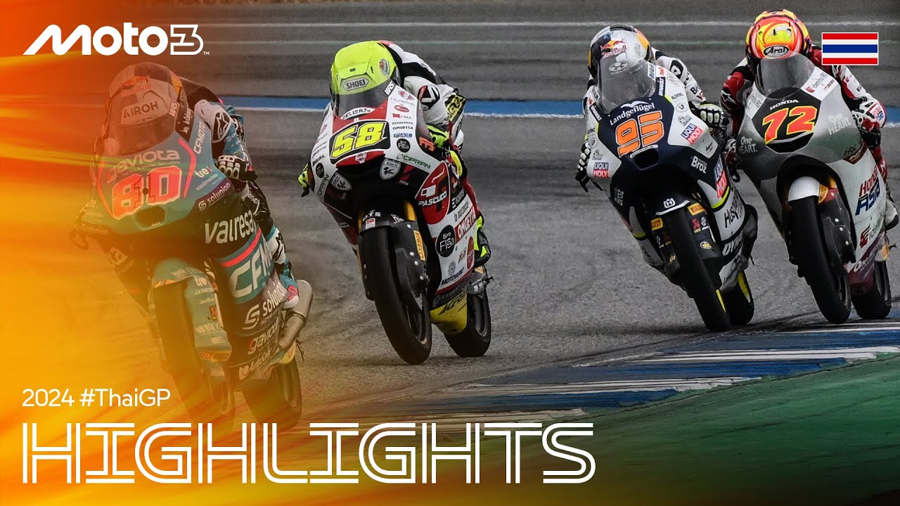 Moto3™ Race Highlights 😱 | 2024 #ThaiGP