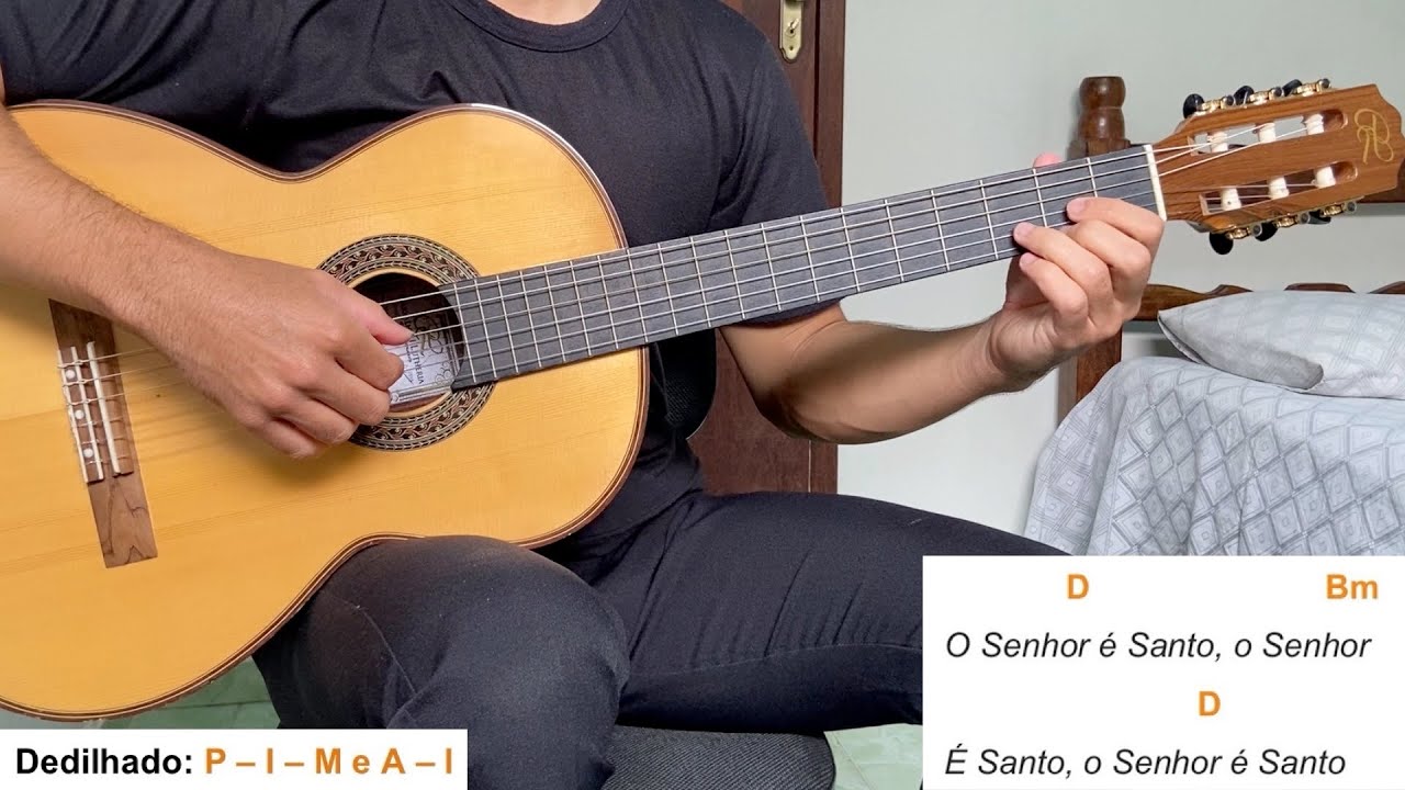 O SENHOR É SANTO (santo) | como tocar no violão [letra e cifra]