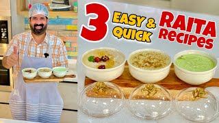 Summer Special Mix Vegetable Raita Recipe - 3 Types Of Raita - Biryani Raita  - BaBa Food RRC