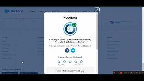 Cert Prep: CRM Analytics and Einstein Discovery Consultant: Data Layer and Admin | Salesforce