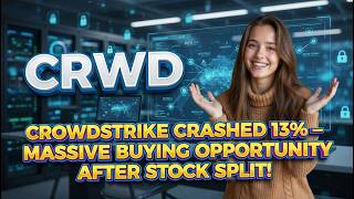 CrowdStrike Crashed 13% – Massive Buying Opportunity After Stock Split! CRWD Stock Analysis
