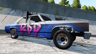 DESTRUCTION DERBY IN A PIT OF DISASTER?! (BeamNG Modded Multiplayer Gameplay) screenshot 3