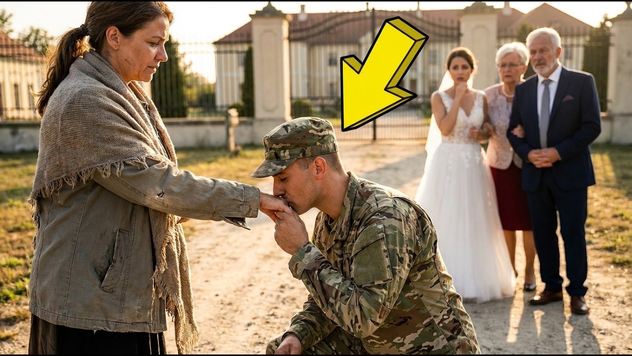 Siostra kazała ją wyrzucić. Oficer pocałował jej brudną dłoń na oczach gości.