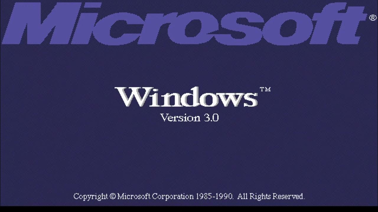 Майкрософт 1990. Windows 2.0 декабрь 1987 на ПК. MS 1990 Rakusko start.