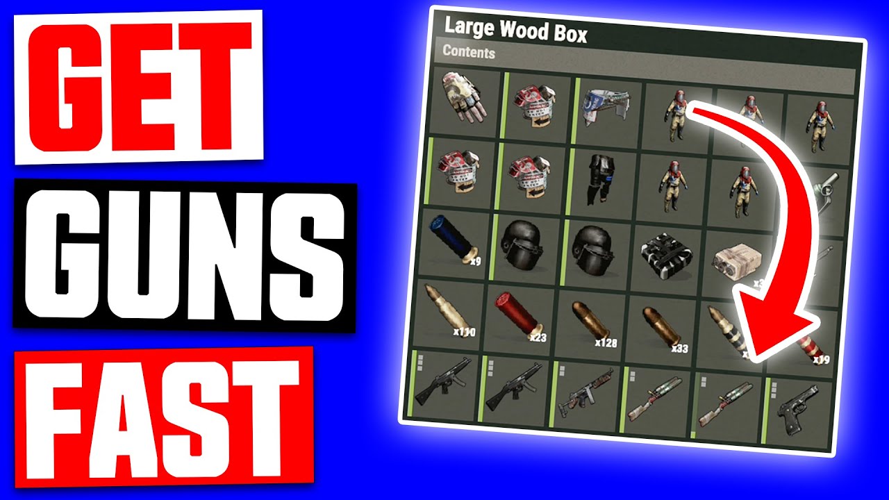 Rust Console Tips // How to get guns FAST YouTube