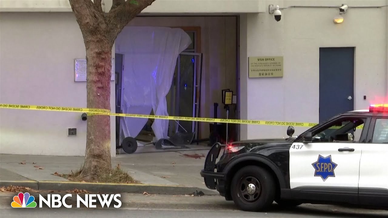 San Francisco police fatally shoot driver who crashed into Chinese consulate San Francisco police fatally shoot driver who crashed into Chinese consulate