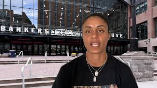 A Message From Indiana Fever Forward Candice Dupree | #VoteWithUsRally