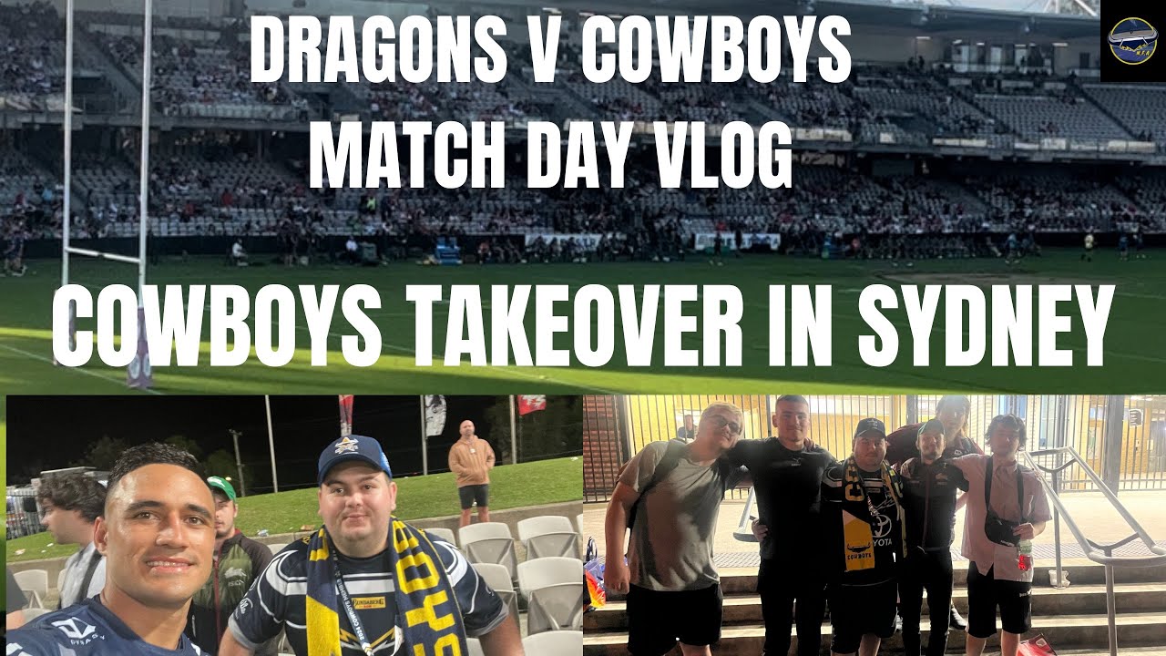 cowboys-takeover-kogarah-nrl-dragons-vs-cowboys-match-day-vlog-round