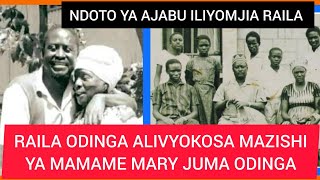 Celebrity RAILA ODINGA alivyopata Ripoti za KIFO cha Mamake MARY JUMA ODINGA akiwa GEREZANI. Profile