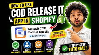 How to Use the Releasit COD App in Shopify (2026) | Complete Beginner Guide