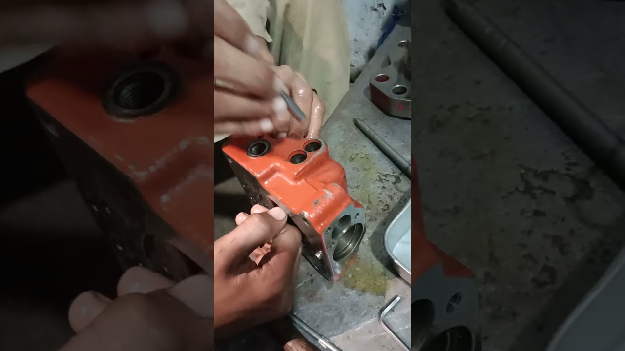 Kawasaki hydraulic pump regulator fitting | how to open regulator