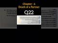 Q22|Death of a Partner|Class12th| Accounts #commerce #ytshorts #accountancy #cat #viral #catmba