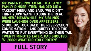 At A Fancy Family Dinner My Parents Handed Me A Takeout Menu And Said This Is More Your Bud
