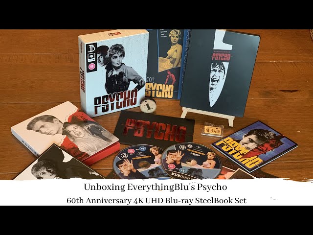 Unboxing of Psycho (1960) 4K Blu-Ray Steel Book | EverythingBlu