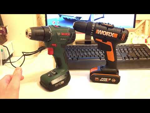 Шуруповёрт worx 101 и кейс bosh 1600