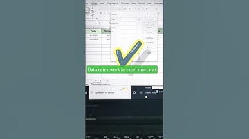 Data entry work in excel| I always use this short way to do data entry work #excelshorts #exceltips