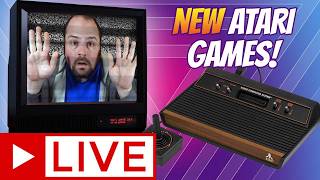 NEW Atari 2600 Games!  Playing LIVE!