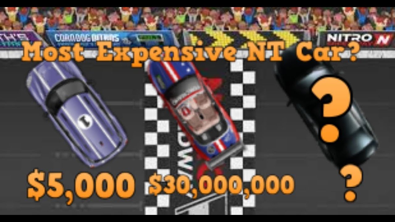 What are the TOP 5 most expensive Nitro Type Cars In 2025!  I AM USING AI! 100 subs=giveaway! NT YT