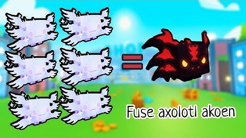 Pet Simulator(Hellish axolotl)cool and easy fuse!  #pet #roblox #trader