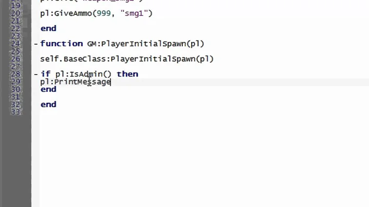 Making a Garry's Mod gamemode - Lesson 2 - Adding weapons and messages