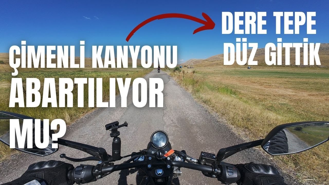 RKS 125N İLE KELKİT ÇAYI'NIN DOĞDUĞU KANYONA  GİTTİK ÇİMENLİ KANYONU #çimenlikanyonu #RKS125N