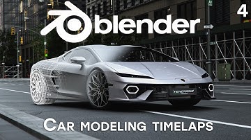 Lamborghini Temerario | Blender 3D modeling timelapse - Part 4